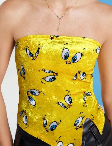Top SHEIN, galben