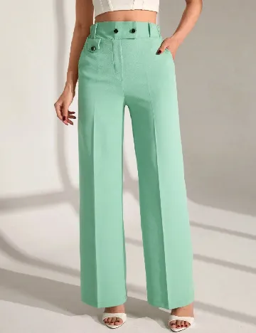 Pantaloni SHEIN, turcoaz