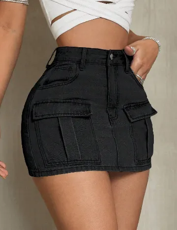 Fusta SHEIN, negru