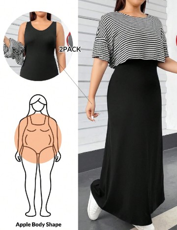 Compleu SHEIN CURVE, negru