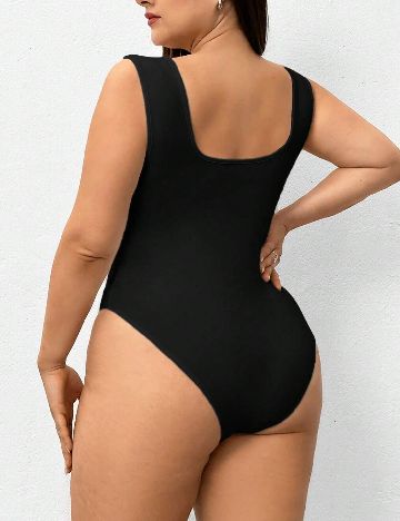 Set body 2 bucati SHEIN CURVE, alb/negru