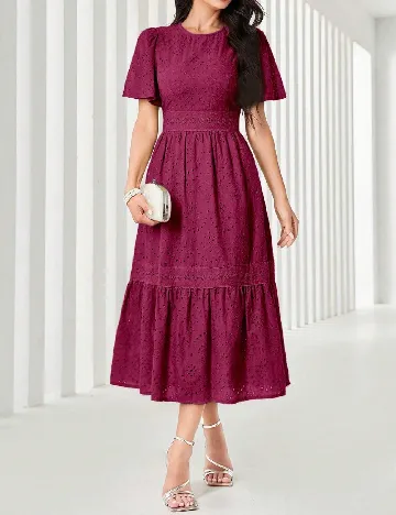 Rochie lunga SHEIN, magenta