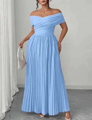 Rochie lunga SHEIN CURVE, albastru