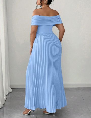 Rochie lunga SHEIN CURVE, albastru
