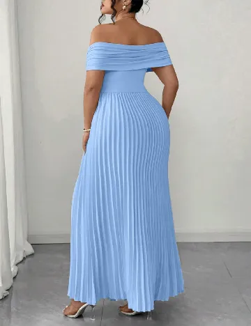 Rochie lunga SHEIN CURVE, albastru