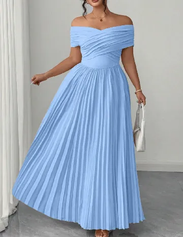 Rochie lunga SHEIN CURVE, albastru