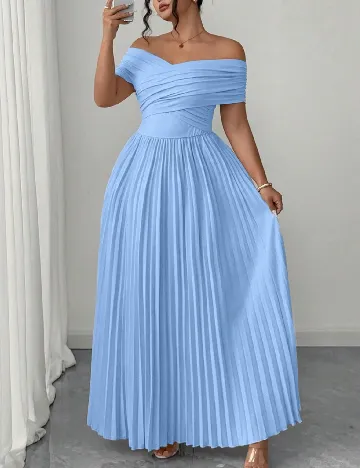 Rochie lunga SHEIN CURVE, albastru