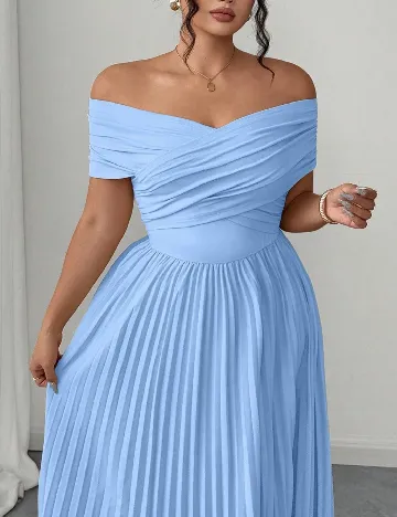 Rochie lunga SHEIN CURVE, albastru
