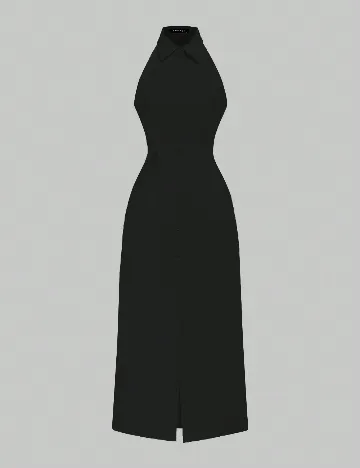 Rochie lunga Floreya, negru