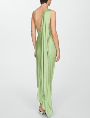 Rochie lunga Mango, verde