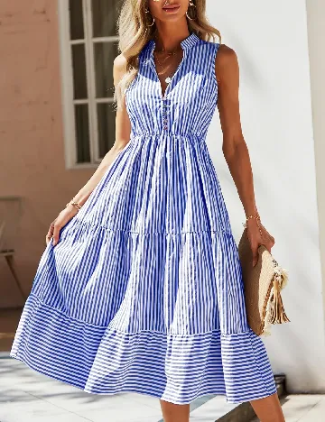 Rochie medie SHEIN, albastru