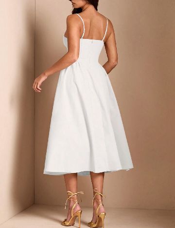 Rochie medie SHEIN, alb