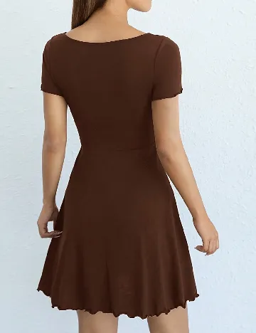 Rochie scurta SHEIN, maro
