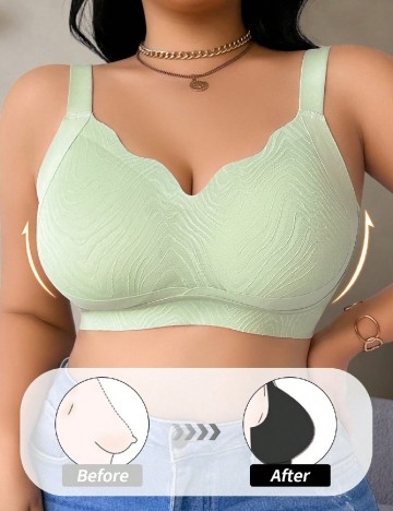 Sutien SHEIN CURVE, verde