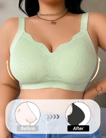 Sutien SHEIN CURVE, verde