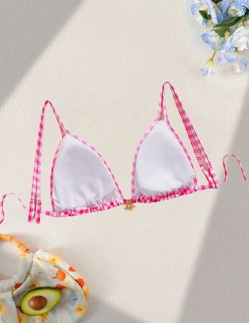Sutien de baie SHEIN CURVE, roz