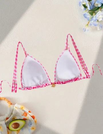 Sutien de baie SHEIN CURVE, roz