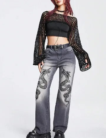 Bolero Romwe, negru