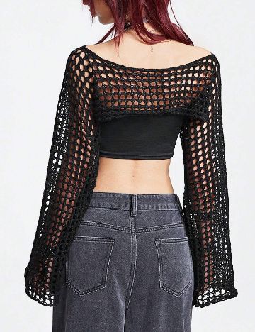 Bolero Romwe, negru