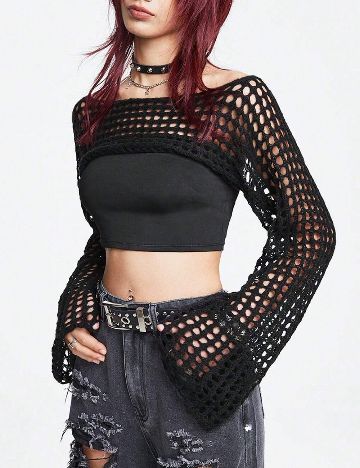 Bolero Romwe, negru