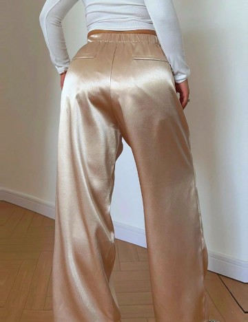 Pantaloni SHEIN CURVE, bej