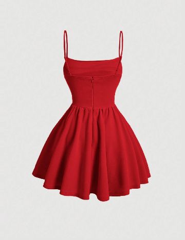 Rochie scurta SHEIN, rosu