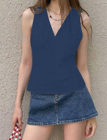 Bluza SHEIN, albastru