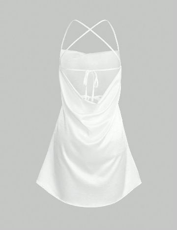 Rochie scurta SHEIN, alb