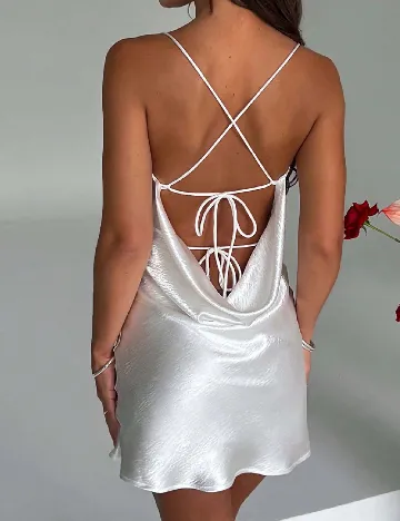 Rochie scurta SHEIN, alb