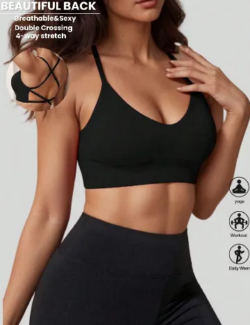 Bustiera SHEIN, negru