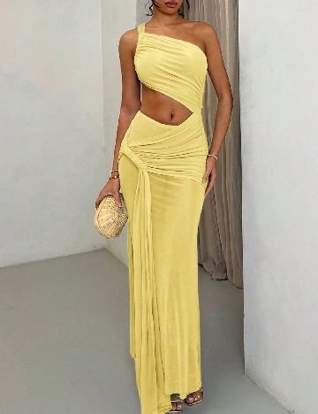 Rochie lunga SHEIN, galben
