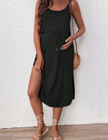 Rochie medie SHEIN Maternity, negru