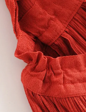 Rochie scurta Aveloria, portocaliu