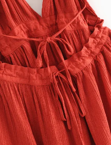 Rochie scurta Aveloria, portocaliu