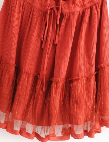 Rochie scurta Aveloria, portocaliu