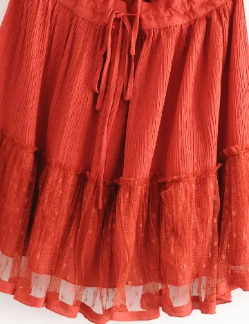 Rochie scurta Aveloria, portocaliu