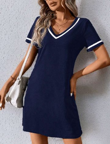 Rochie scurta SHEIN, bleumarin