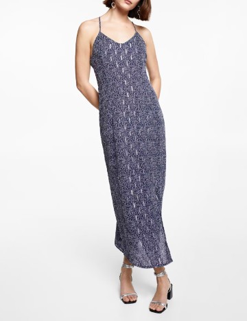 Rochie lunga Mango, albastru