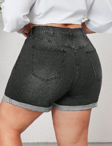 Pantaloni scurti SHEIN CURVE, gri