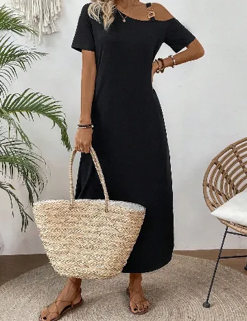 Rochie lunga SHEIN, negru