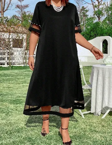 Rochie medie SHEIN CURVE, negru
