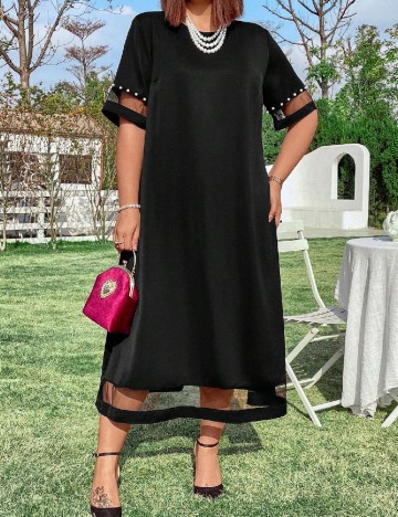 Rochie medie SHEIN CURVE, negru