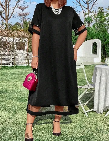 Rochie medie SHEIN CURVE, negru