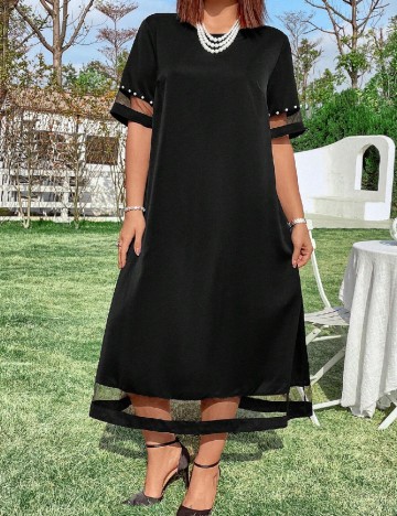 Rochie medie SHEIN CURVE, negru