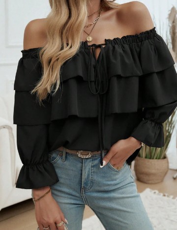 Bluza SHEIN, negru
