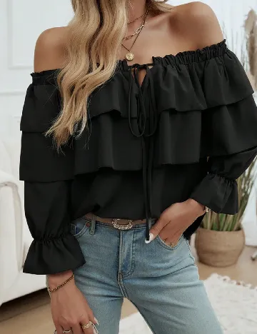Bluza SHEIN, negru