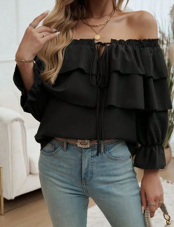 Bluza SHEIN, negru