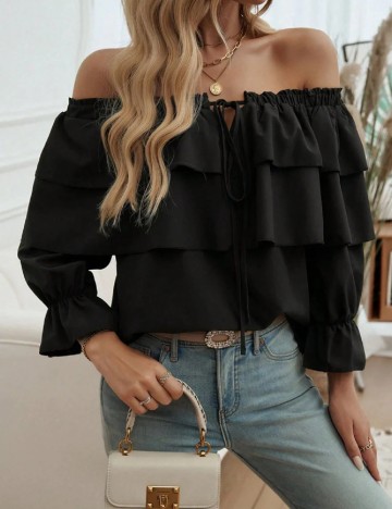 Bluza SHEIN, negru