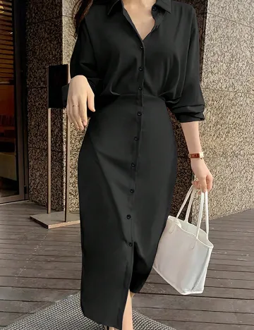 Rochie medie SHEIN, negru