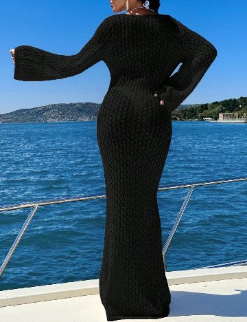 Rochie de plaja SHEIN, negru